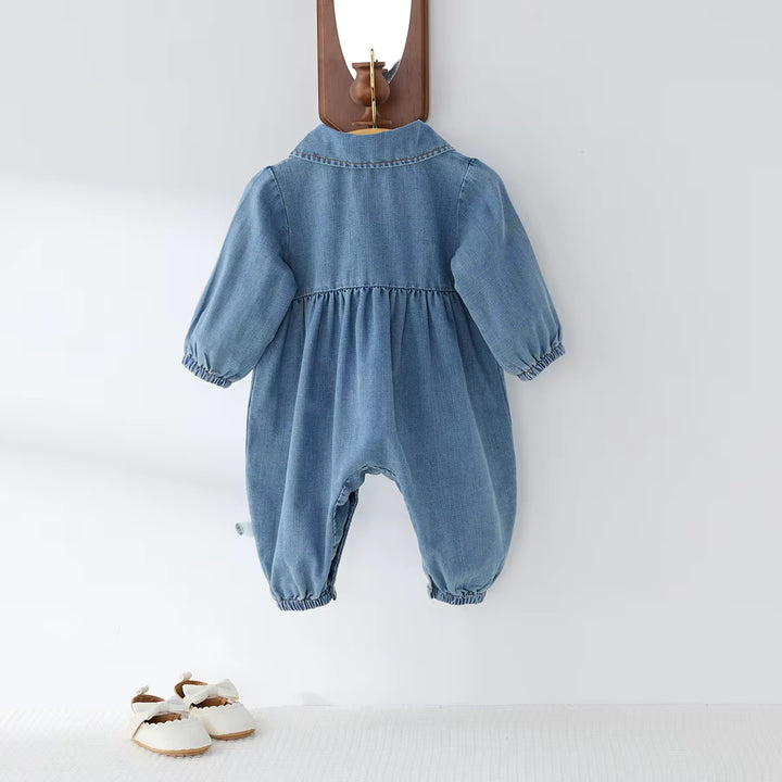 Denim Look Jumpsuit