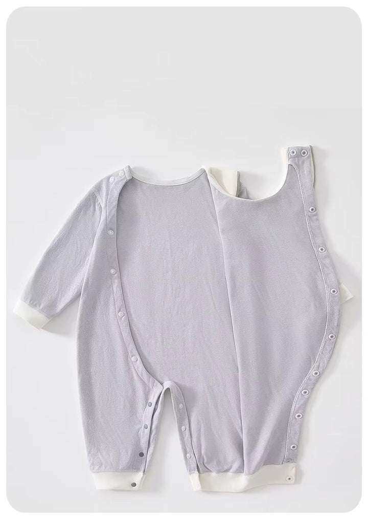 Embroidered Collar Baby Romper