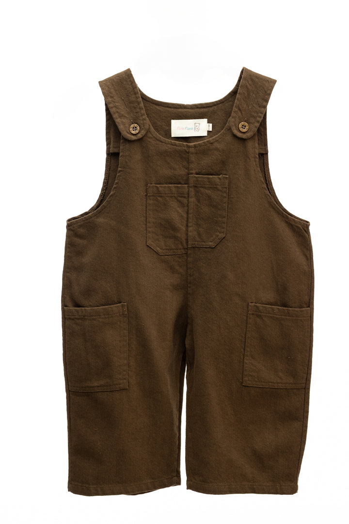 Cotton Denim Look Jumpsuit