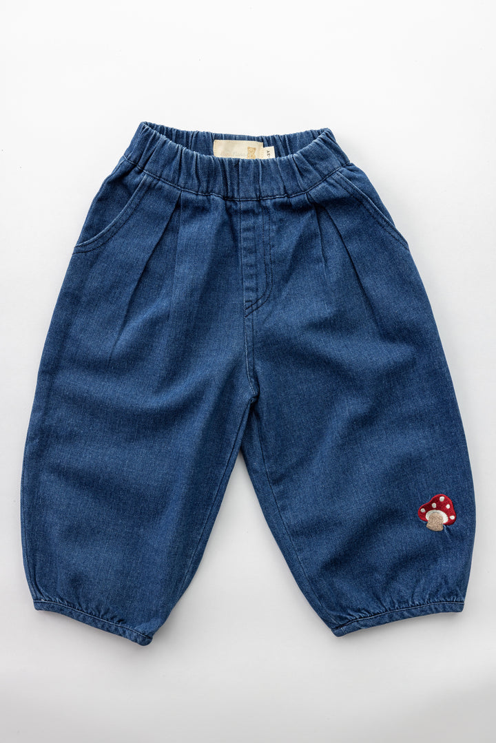 Mushroom Denim Pants