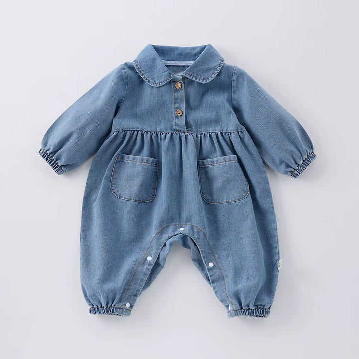 Denim Look Jumpsuit
