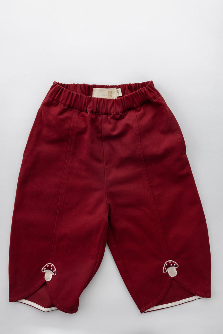 Velvet Cutout Pants