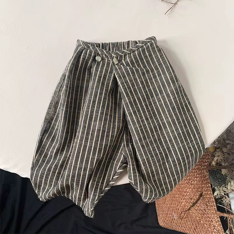 Linen Stripe Pants