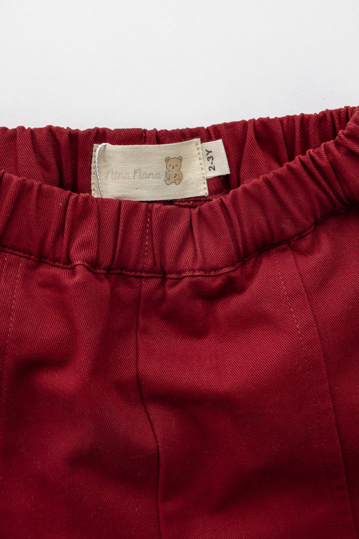Velvet Cutout Pants
