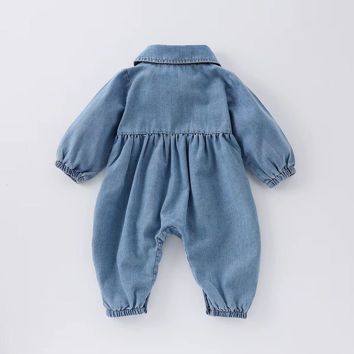 Denim Look Jumpsuit