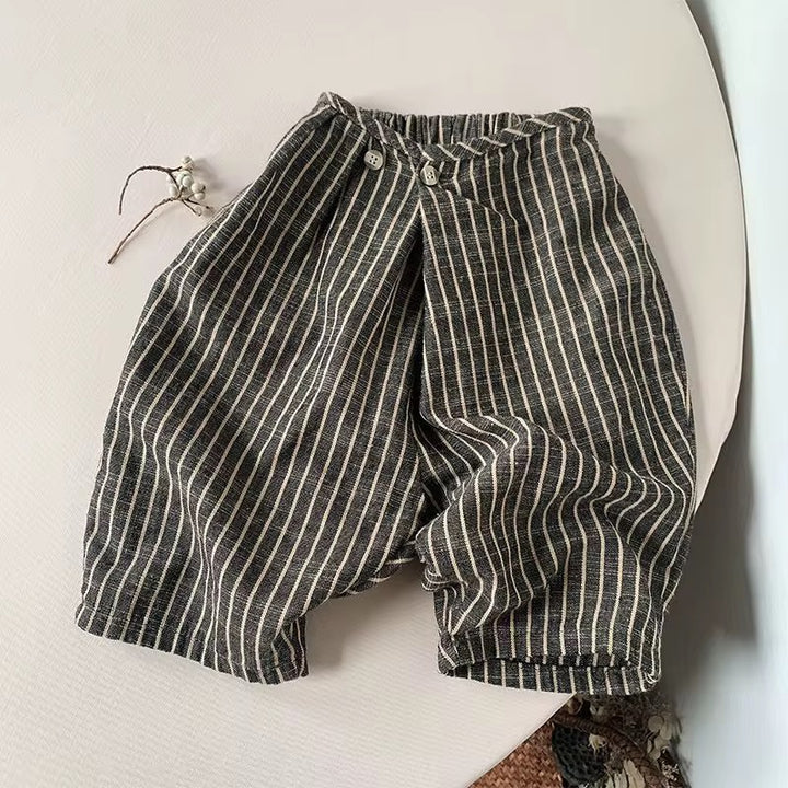 Linen Stripe Pants