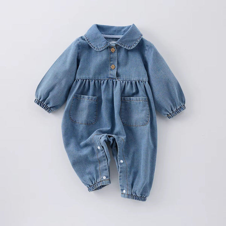Denim Look Jumpsuit