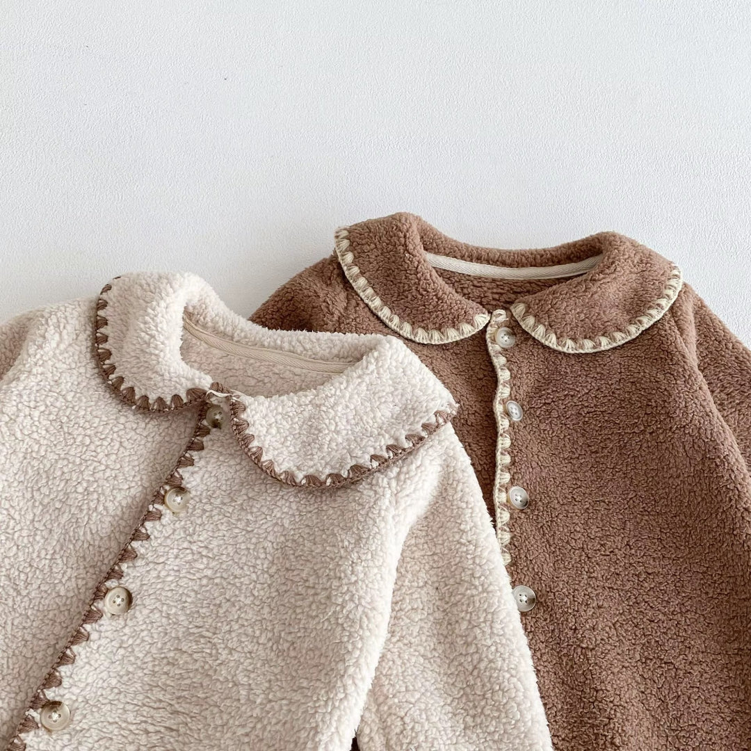 Cozy Teddy Fleece Baby Romper
