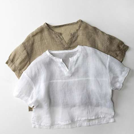 Ramie Short Sleeve T-shirt