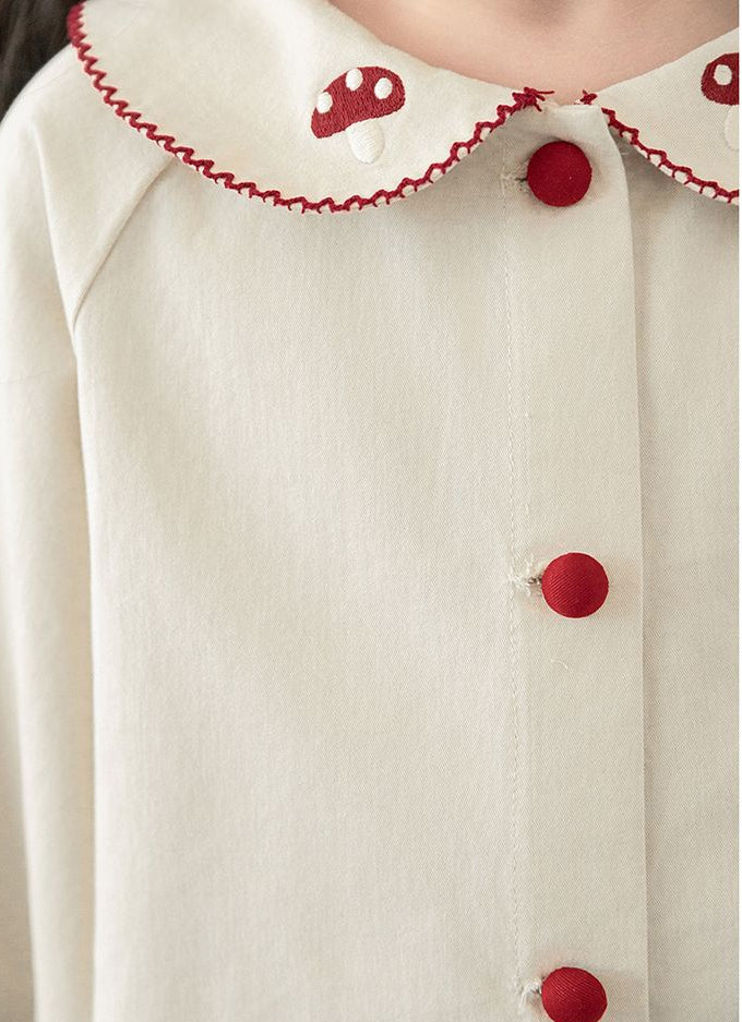 Mushroom Collar Shirt